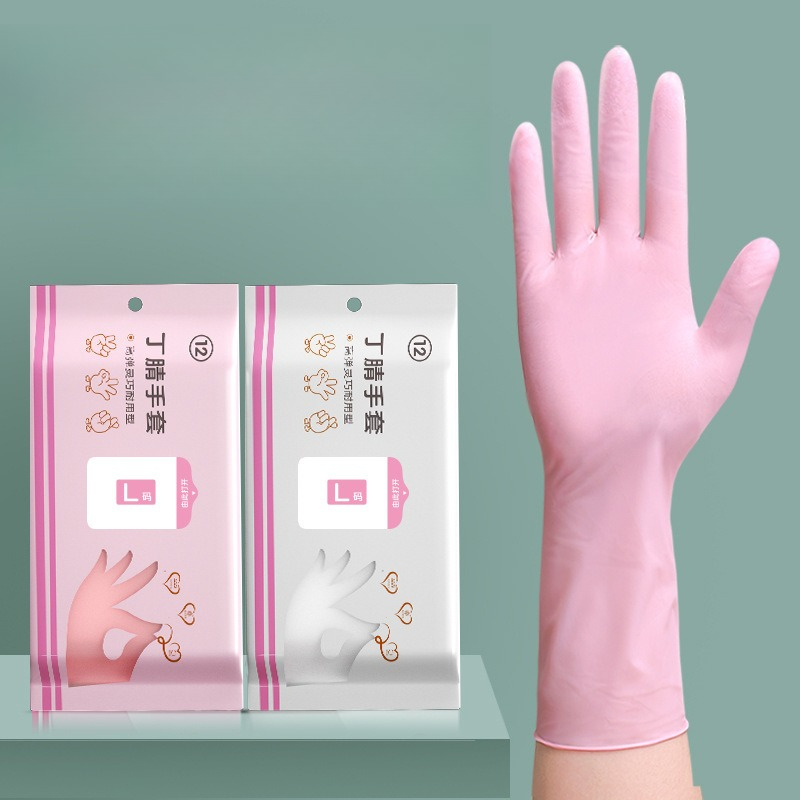 Dish Glove Rubber - Luvas Descartáveis para Lavar Louça, Duráveis