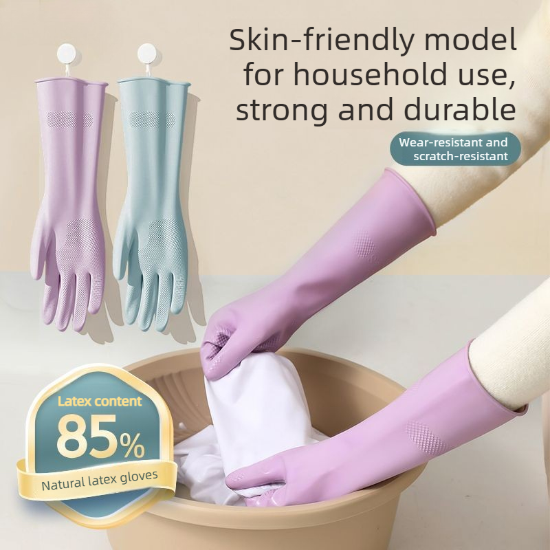 Dish Glove Rubber - Luvas de lavagem de louça de