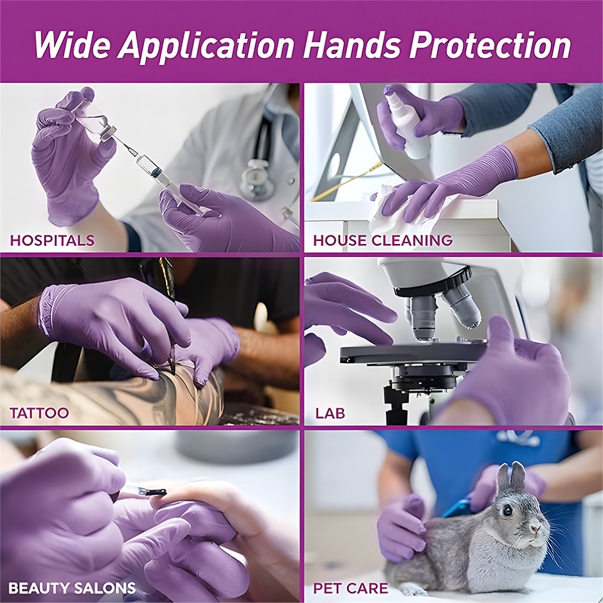 Exam Glove Nitrile - Novo Produto 2026: Luvas de Exame