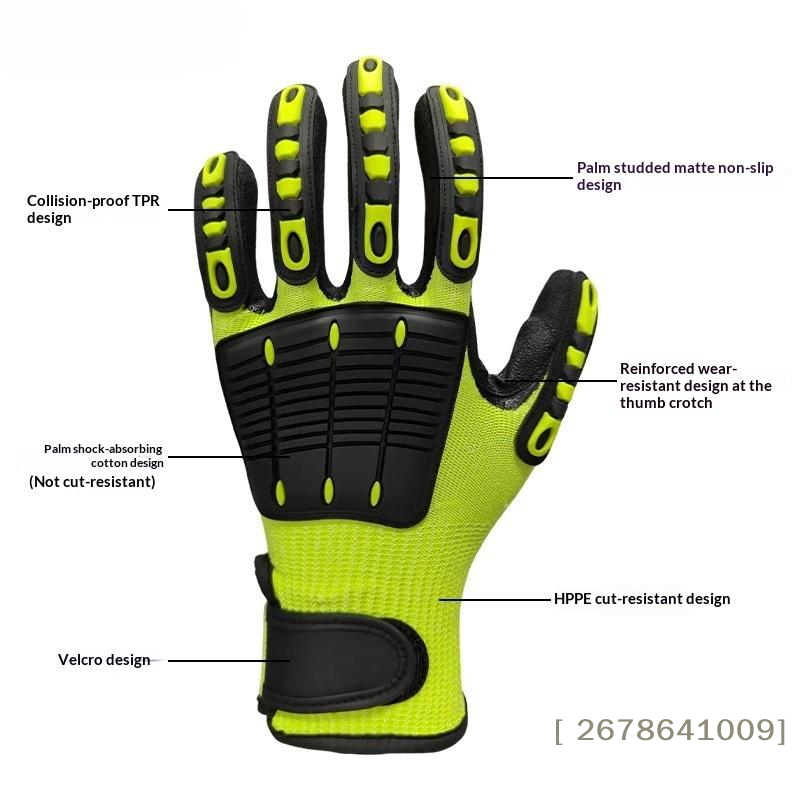 Work Glove Impact - ⚑ Luva de segurança resistente a