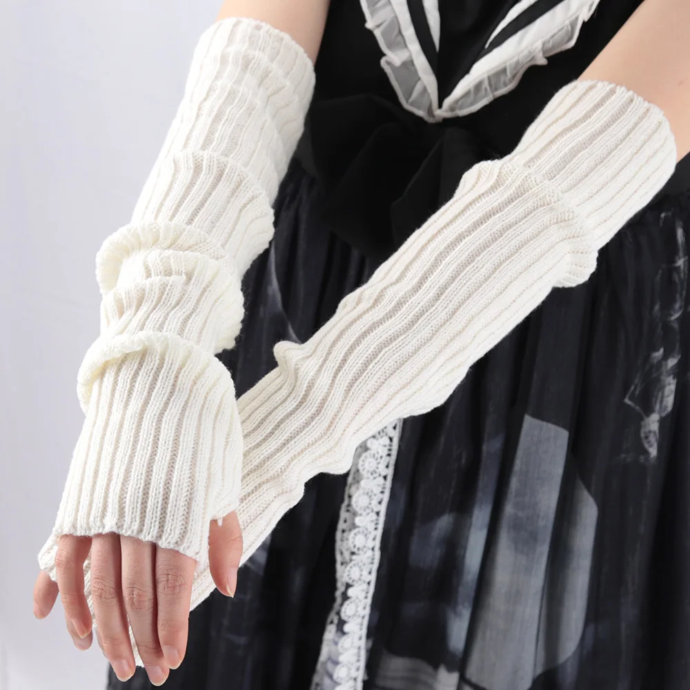 Fingerless Glove Knit - 2025 novo 52cm mulheres mangas de