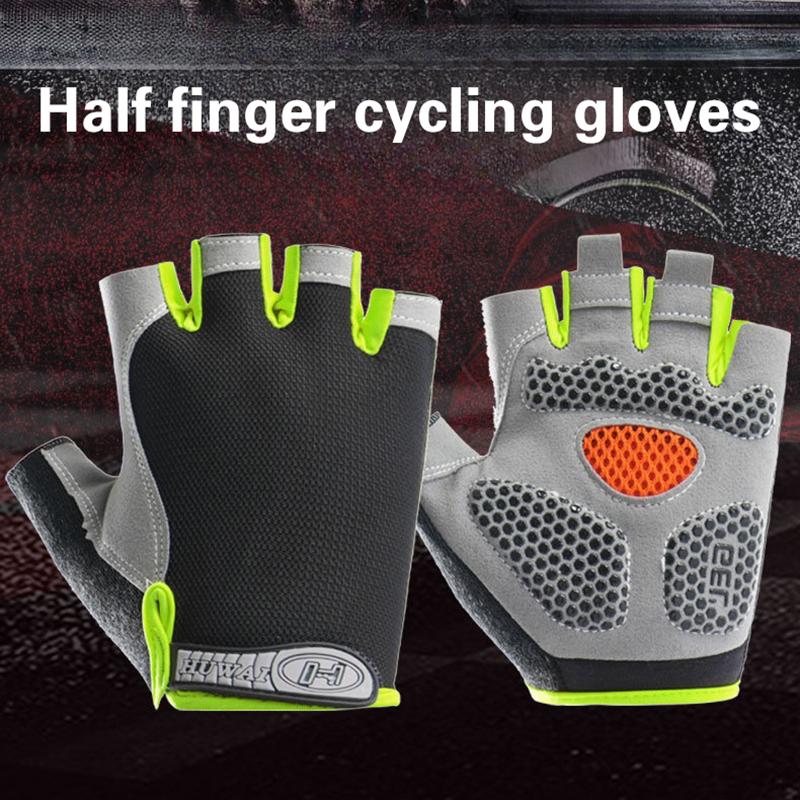 Fingerless Glove Knit - Luvas de Ciclismo Meio Dedo Atacado