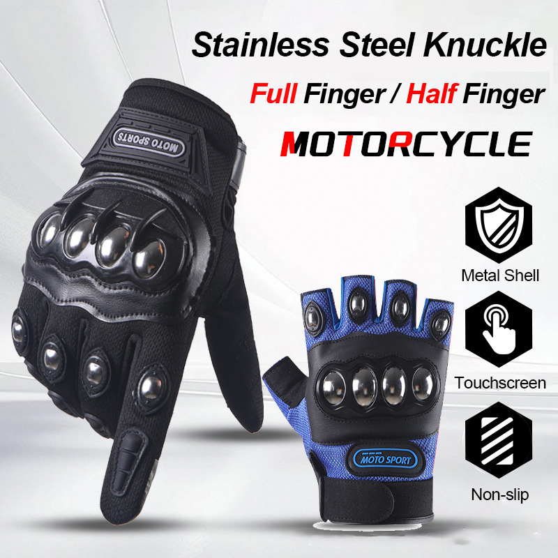 Work Glove Impact - Luvas Táticas de Aço Inoxidável para