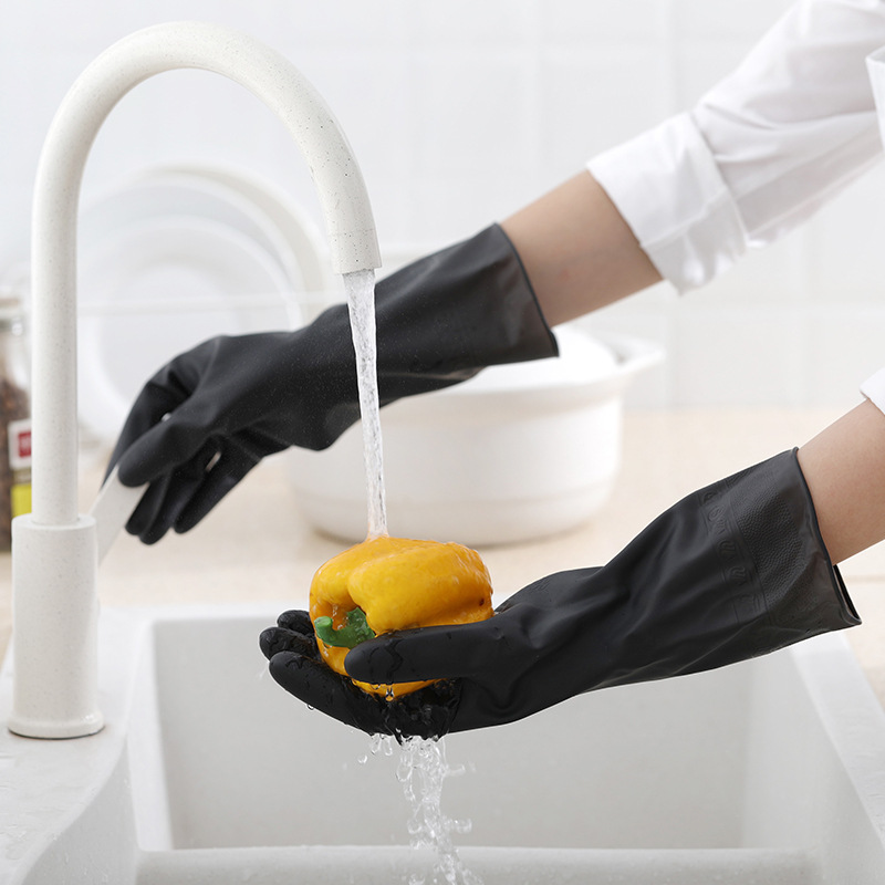 Luvas De Limpeza Doméstica, De - Dish Glove Rubber avaliação e preço