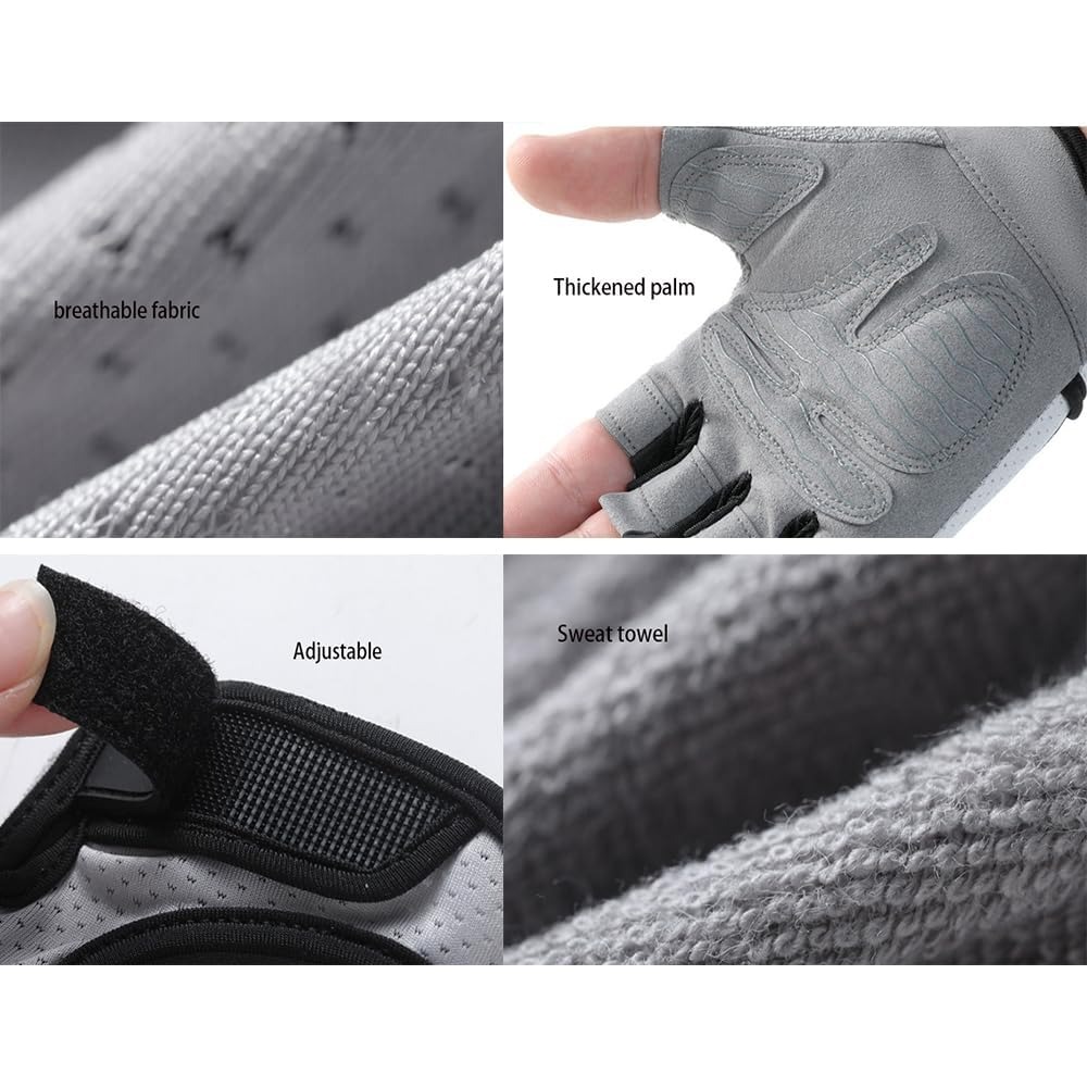 Luvas de Treino Sem Dedos para - Cycling Glove Padded avaliação e preço
