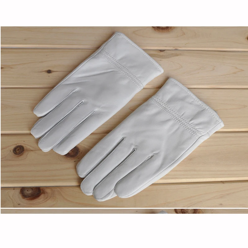 2025 inverno luvas brancas de  - Leather Driving Glove avaliação e preço