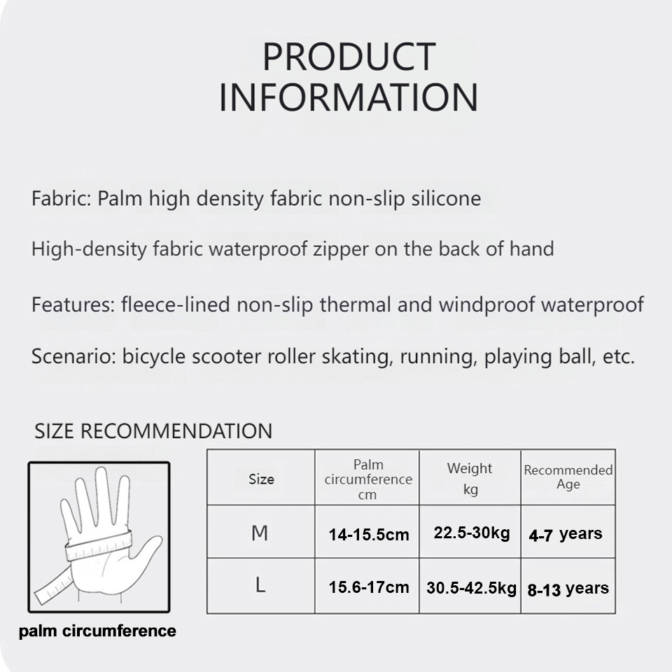 Gtubike luvas infantis quentes - Ski Glove Waterproof avaliação e preço