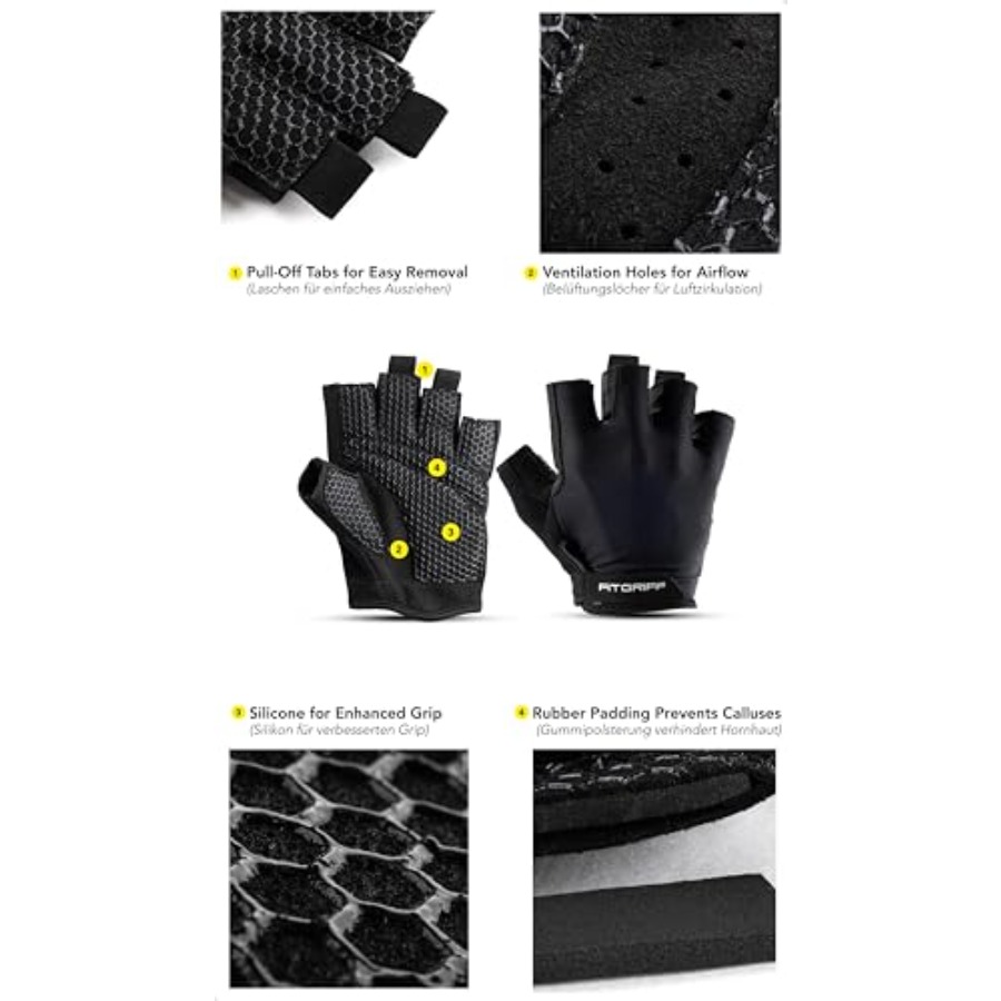 ®   Luvas de Treino Acolchoada - Workout Glove Gym avaliação e preço