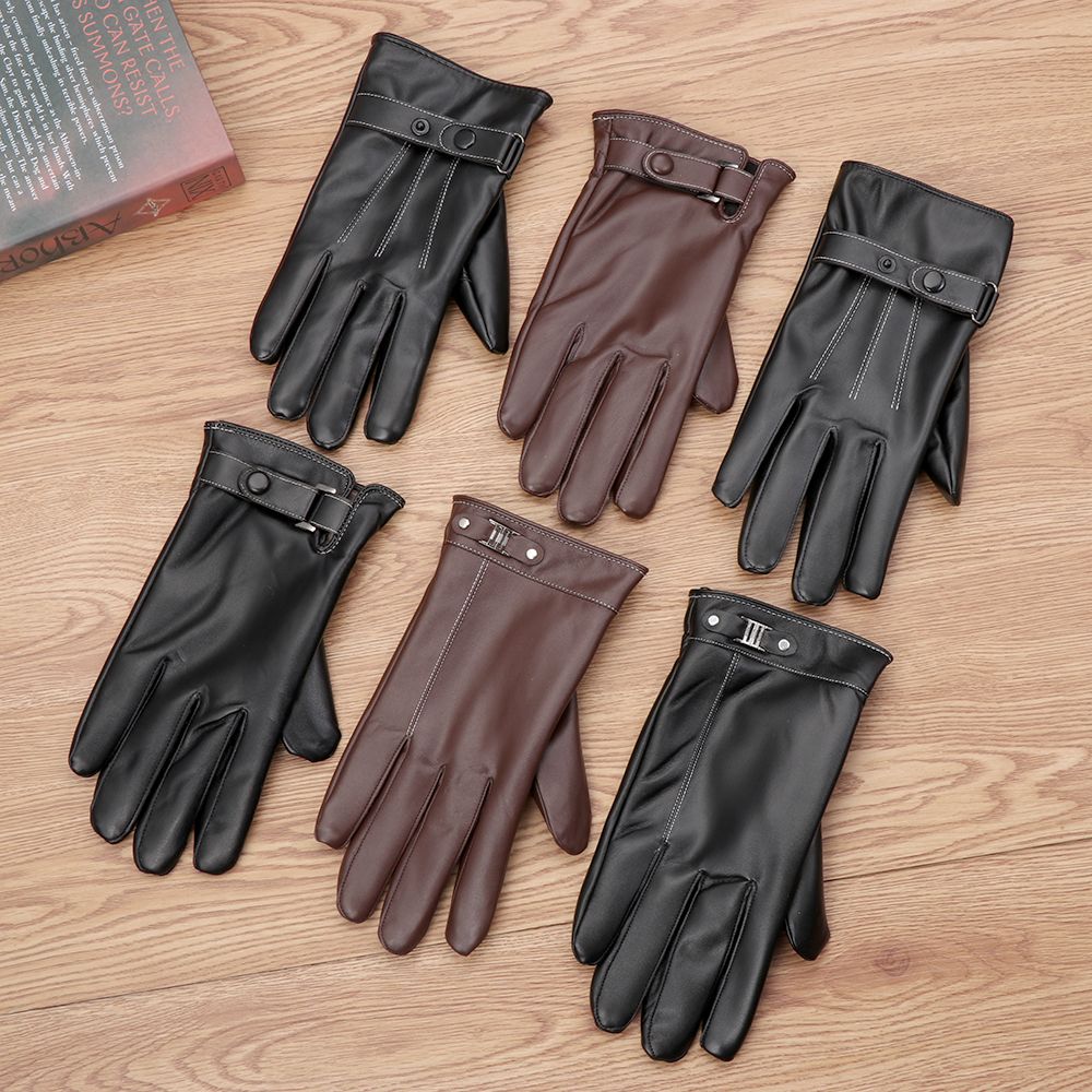 Luvas de couro térmico de lã m - Leather Driving Glove avaliação e preço