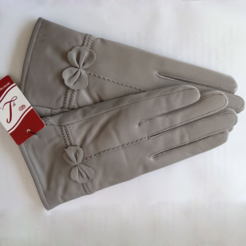 Mulheres de couro genuíno inve - Wool Glove Lined avaliação e preço