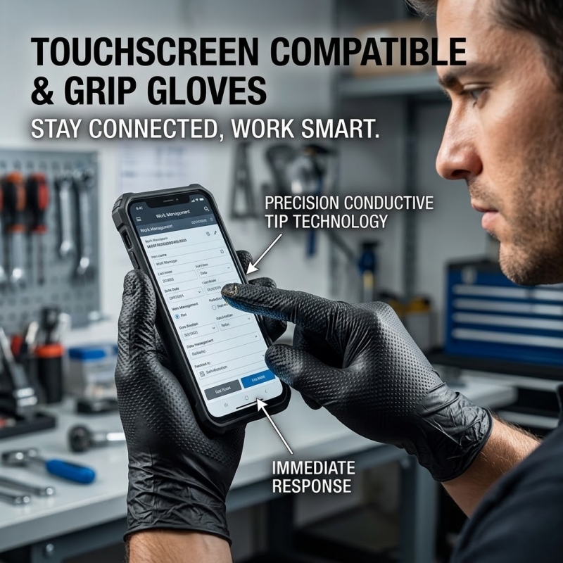 Luvas Industriais Pretas de Ni - Nitrile Mechanic Glove avaliação e preço