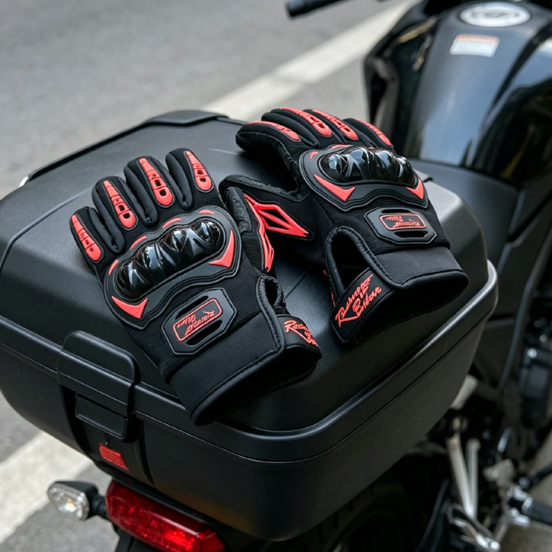 Luvas masculinas para motocicl - Motorcycle Glove Knuckle avaliação e preço
