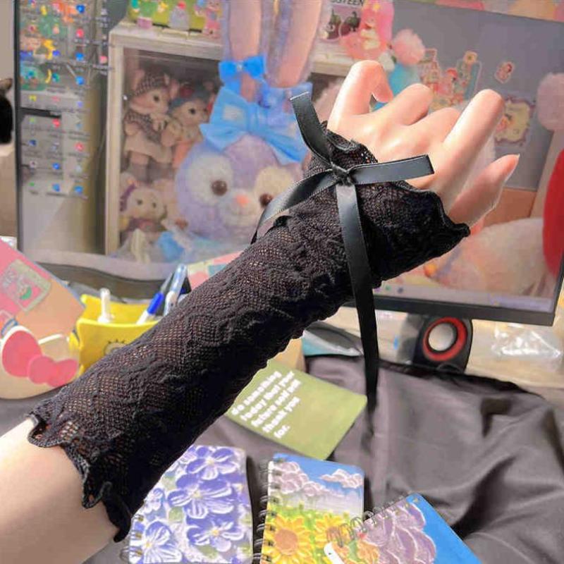 Luvas Góticas Femininas de Mal - Fingerless Glove Knit avaliação e preço