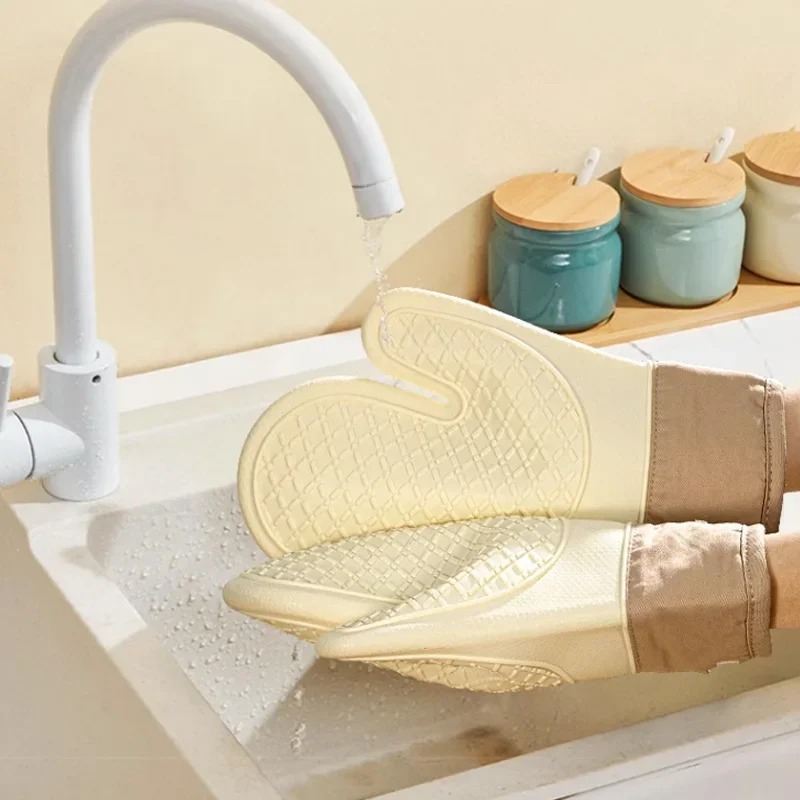 Luvas de Silicone Resistentes  - Oven Mitt Silicone avaliação e preço