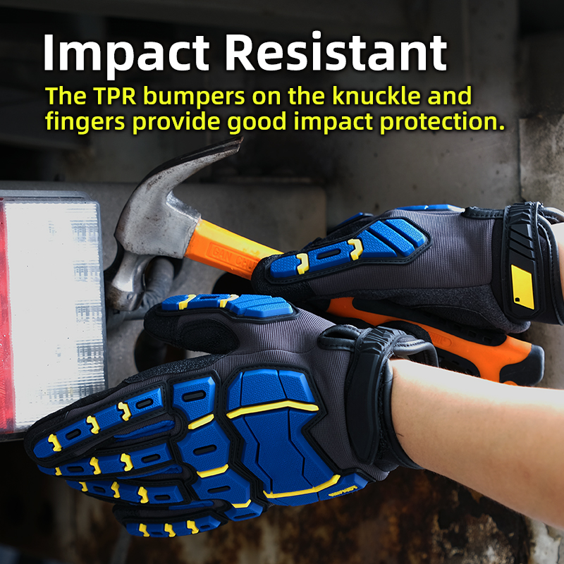 Luvas de Trabalho Resistentes  - Work Glove Impact avaliação e preço