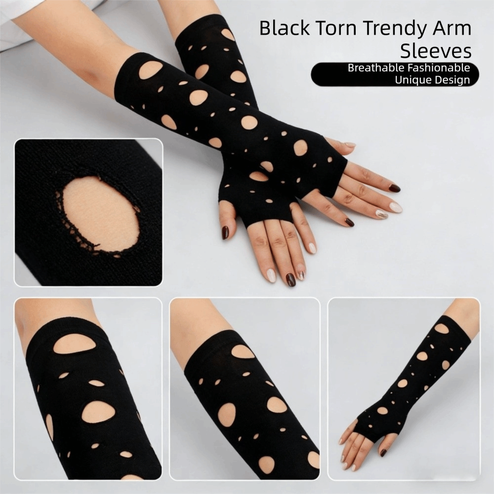 Manguitos de Braço Elásticos P - Fingerless Glove Knit avaliação e preço