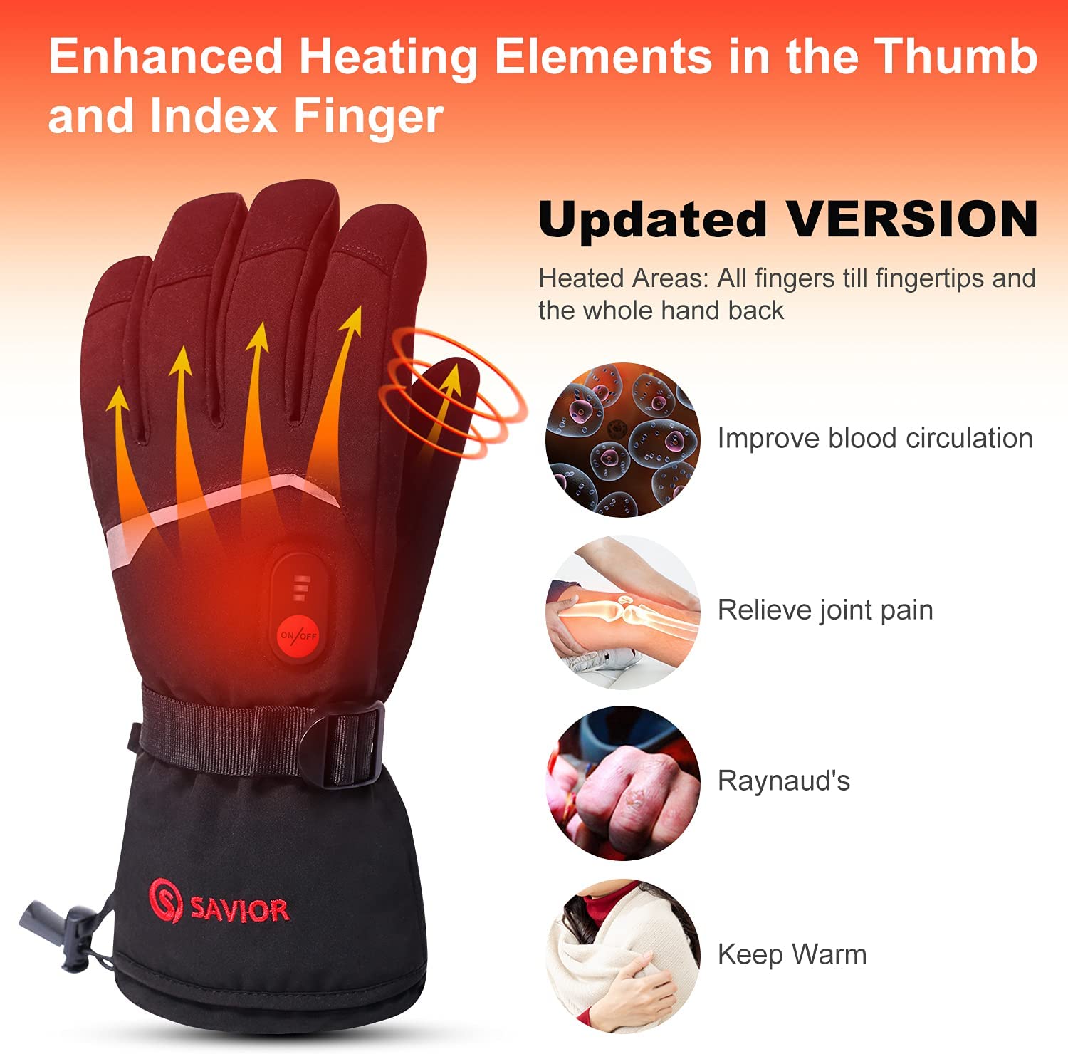 Snow cerf inverno luvas aqueci - Heat Resistant Glove avaliação e preço