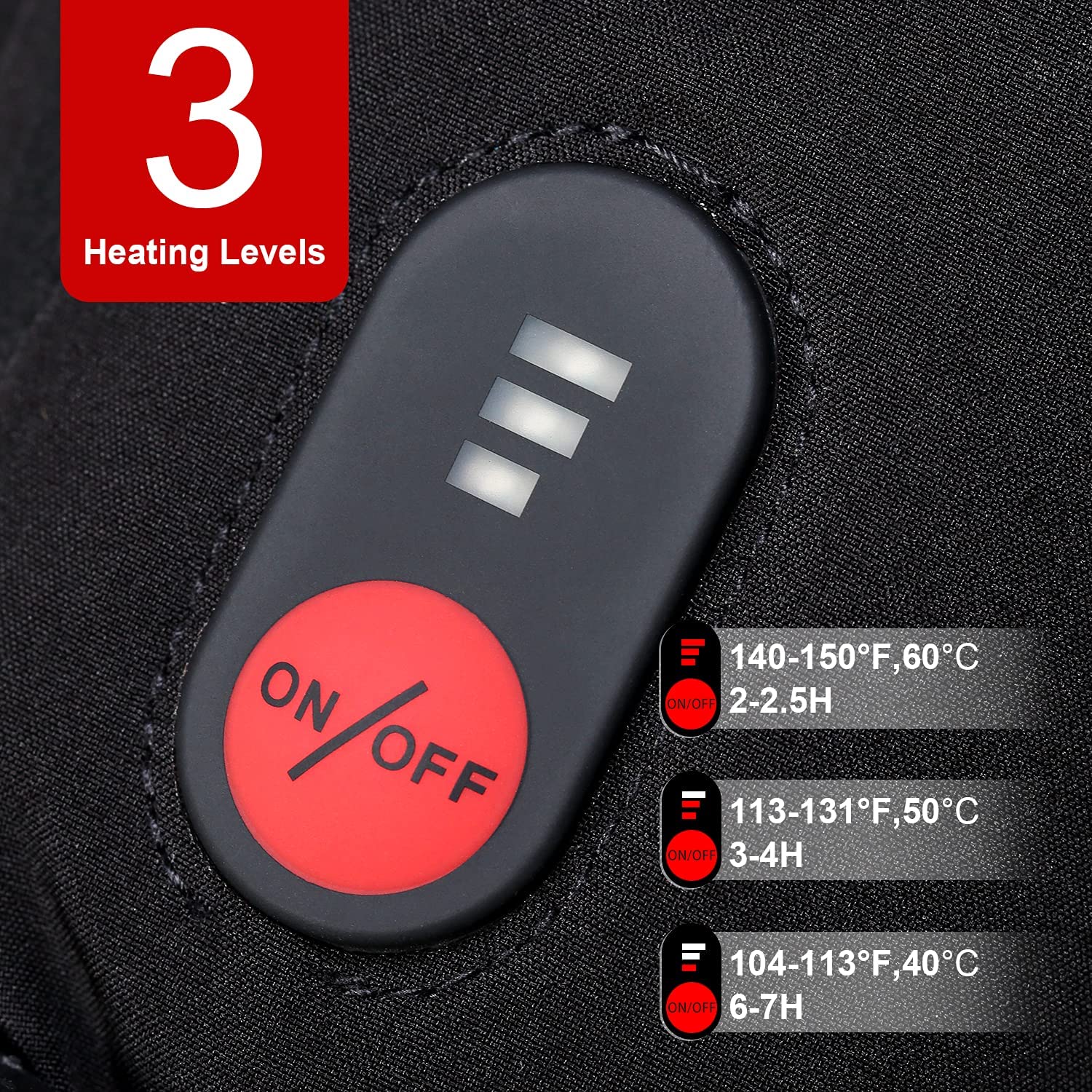 Snow cerf inverno luvas aqueci - Heat Resistant Glove avaliação e preço