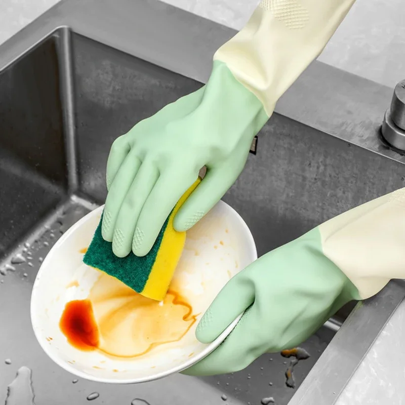 Luvas de cozinha espessadas, l - Dish Glove Rubber avaliação e preço