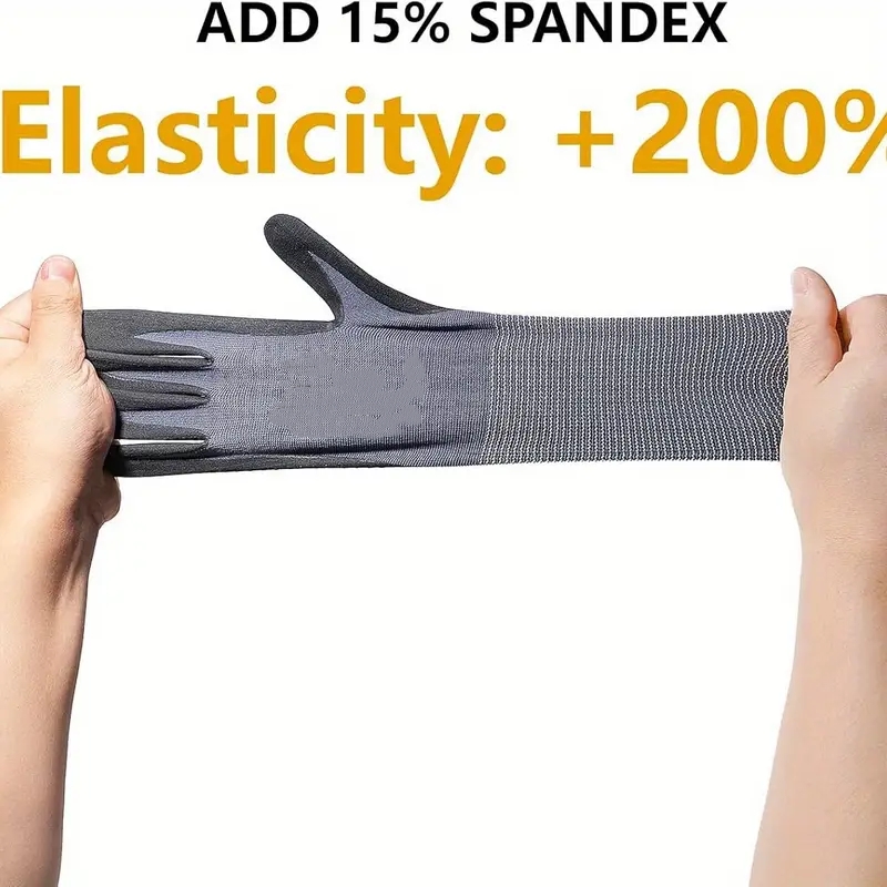 Luvas de trabalho de segurança - Nitrile Mechanic Glove avaliação e preço