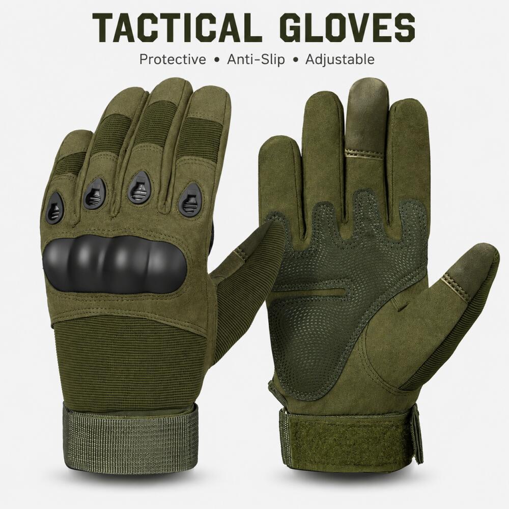 Luvas Táticas de Dedo Inteiro  - Motorcycle Glove Knuckle avaliação e preço