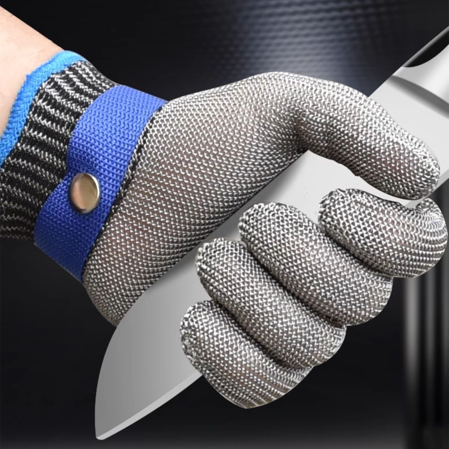 Luva de metal de malha anti-co - Cut Resistant Glove avaliação e preço